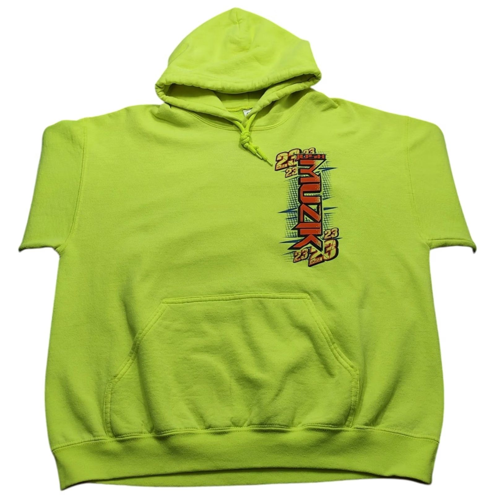 Gildan VINTAGE Gildan Hoodie Sports Racing Modified Dirt MN Track Adult L Green Crew Neck Pullover Hooded Long Sleeve Graphic Print Mens Mens? Size US L / EU 52-54 / 3 - 5 Thumbnail