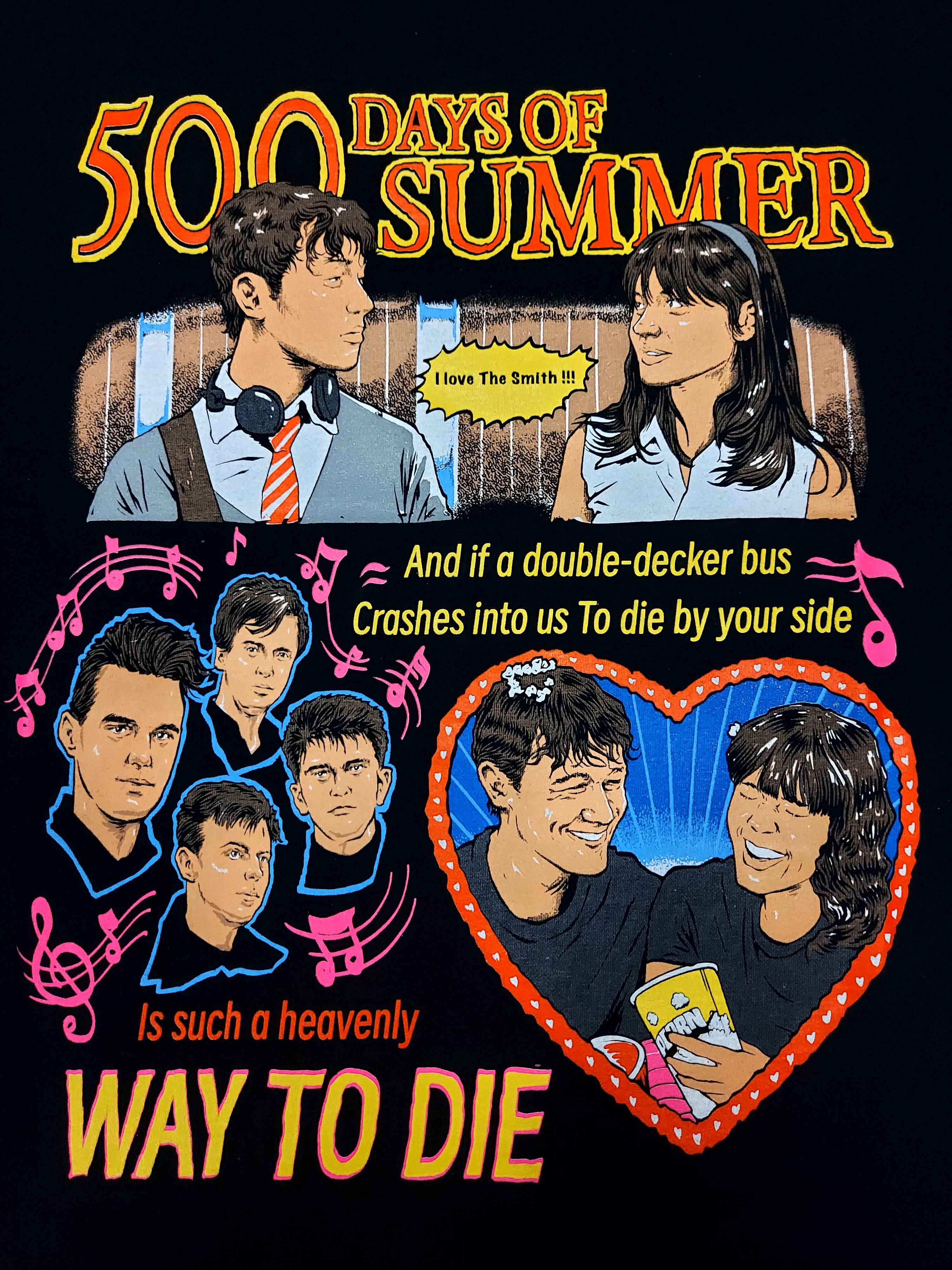 Band Tees 💥500 Days Of Summer Movie T Shirt Size US XL / EU 56 / 4 - 1 Thumbnail