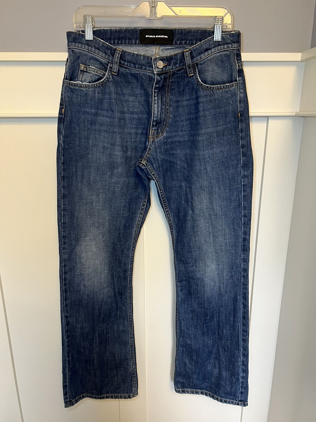 Palmer Trading Company Vintage Palmer made in Italy straight leg blue jeans Size US 30 / EU 46 - 1 Thumbnail