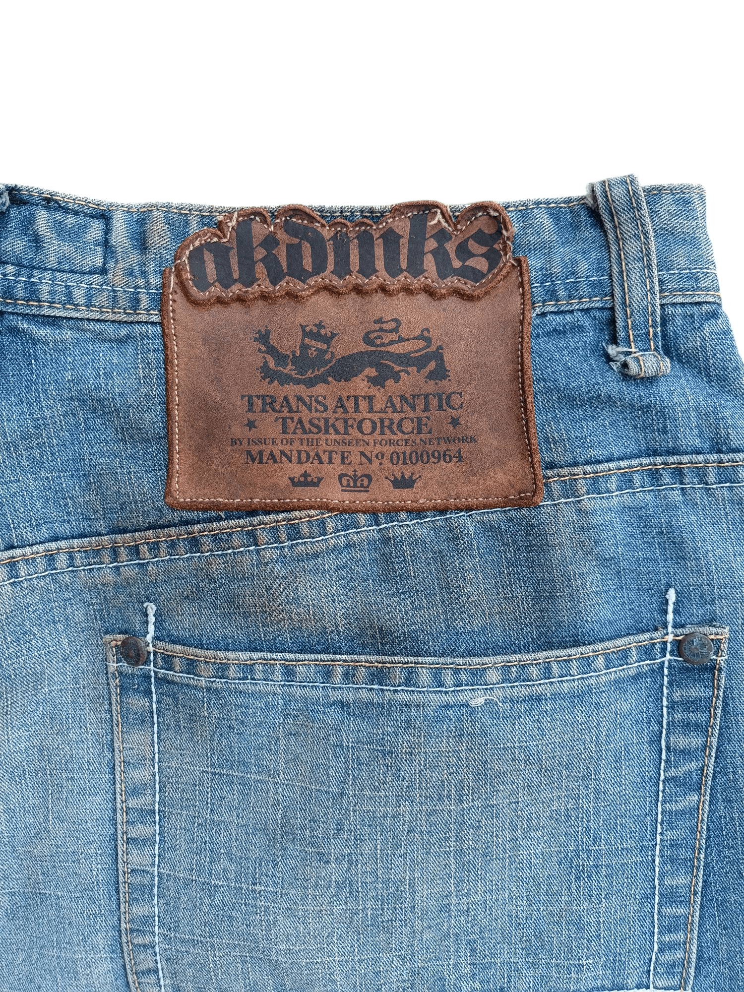 Akademiks Vintage Akademiks Loose Baggy Straight Leg Big Logo Jeans Size US 32 / EU 48 - 18 Thumbnail