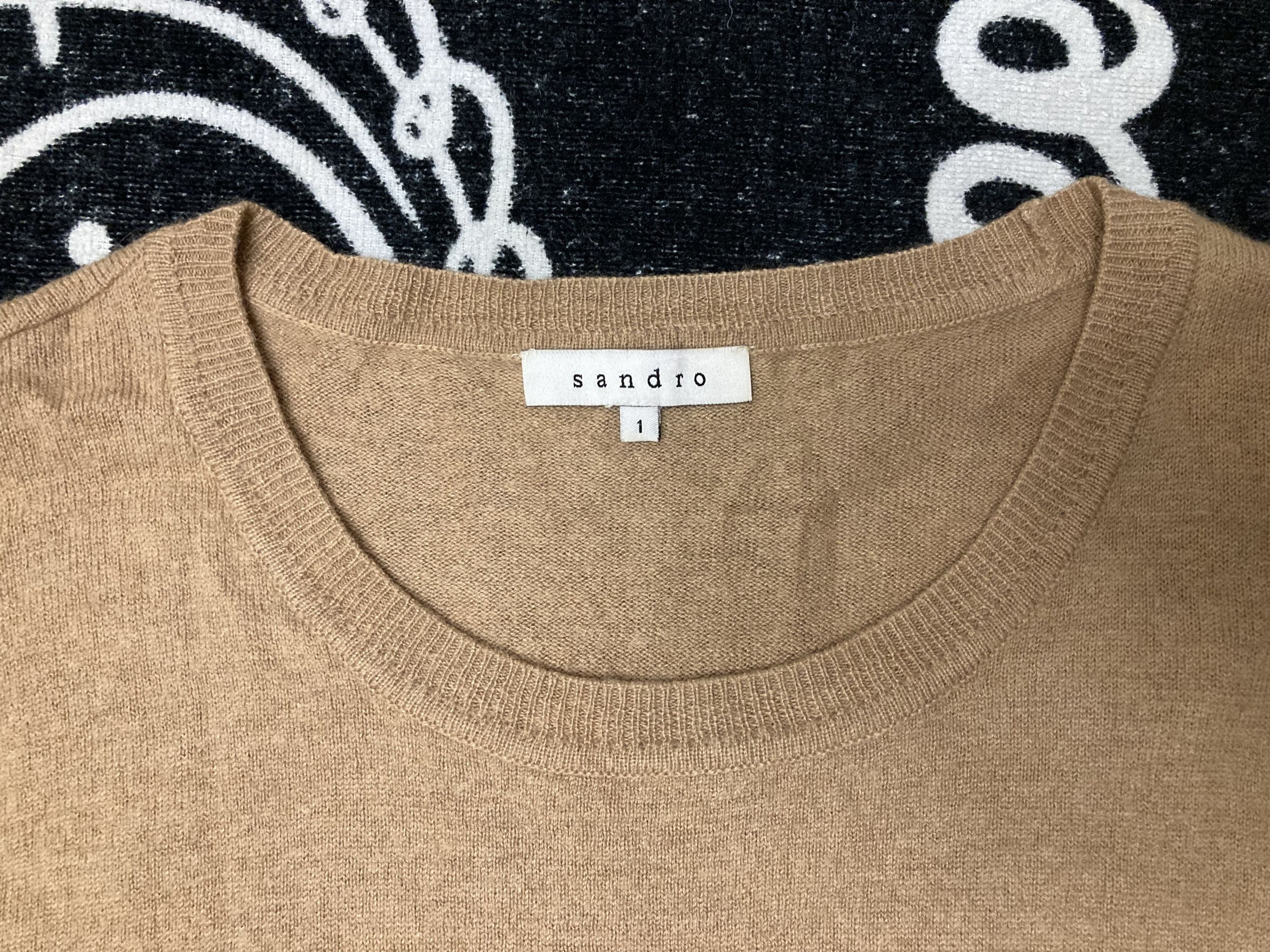 Designer × Sandro Sandro Paris Avant-garde baggy oversized sweater top Size S / US 4 / IT 40 - 3 Thumbnail