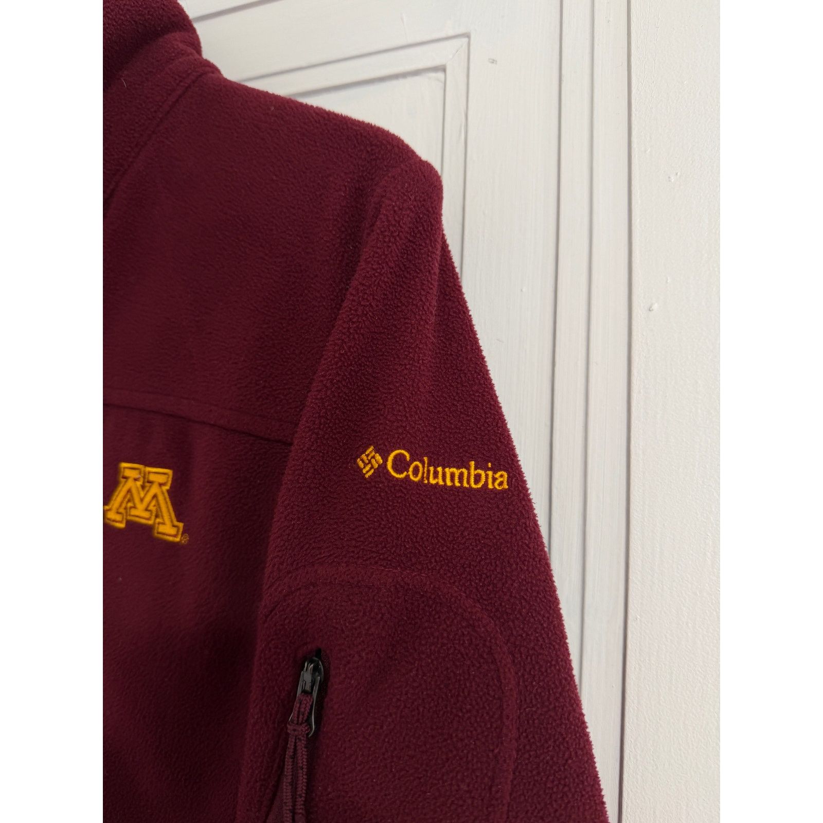 Columbia Minnesota Gophers Columbia Fleece Full-Zip Women's Size S Size S / US 4 / IT 40 - 3 Thumbnail