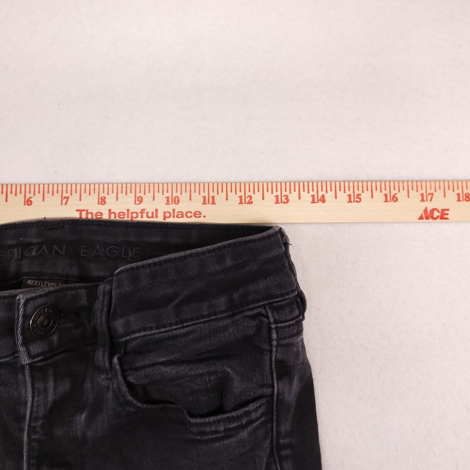 American Eagle Outfitters American Eagle Casual Dark Wash Jeans Womens Size 6 Black Size 28" / US 6 / IT 42 - 7 Thumbnail