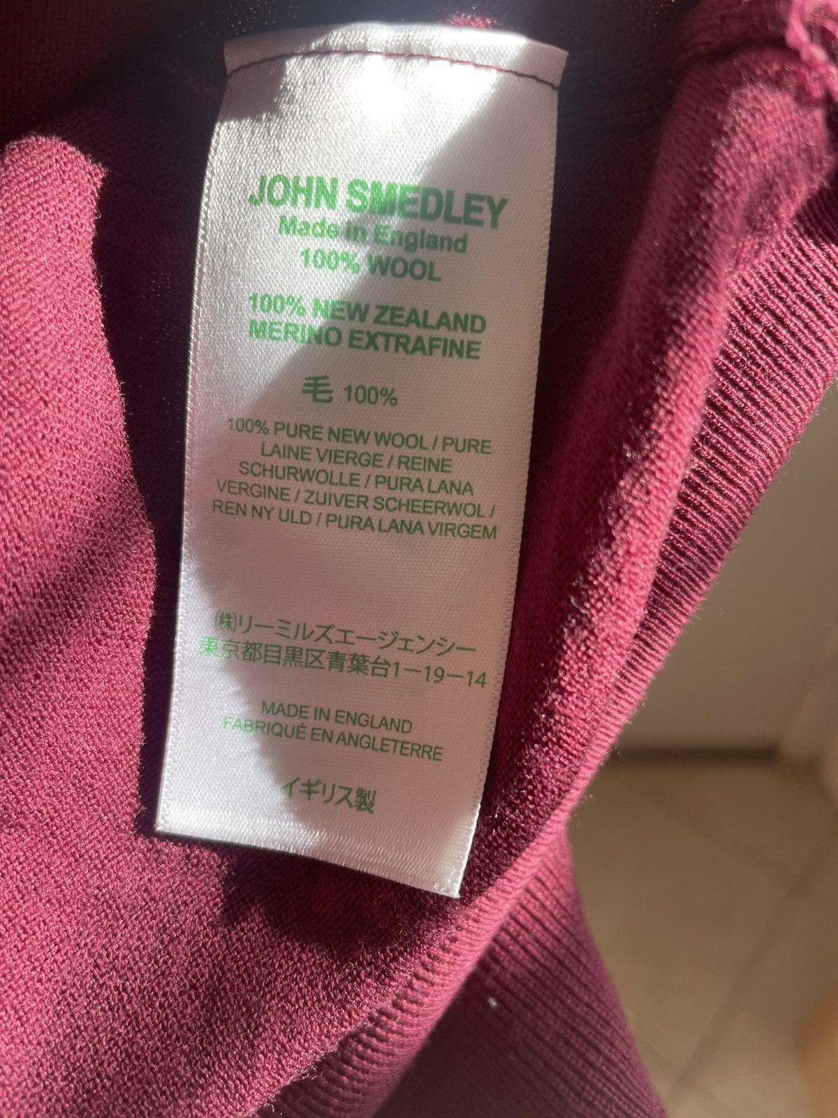 John Smedley John Smedley Belper knitted polo Size US M / EU 48-50 / 2 - 6 Thumbnail