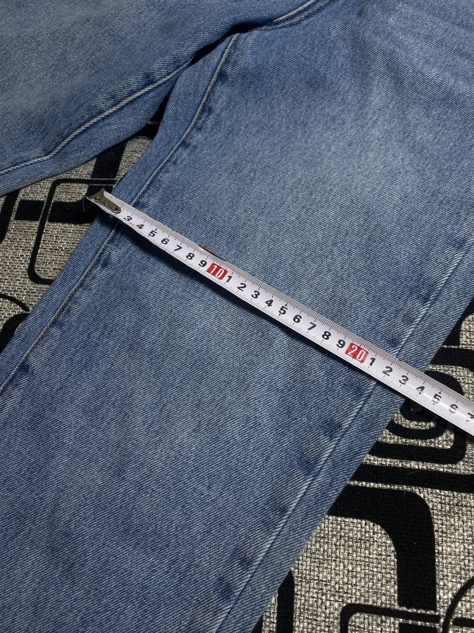 Japanese Brand Crazy Crash Dirty Baggy Faded Jean Japan Avant Garde Style Size US 26 / EU 42 - 13 Thumbnail