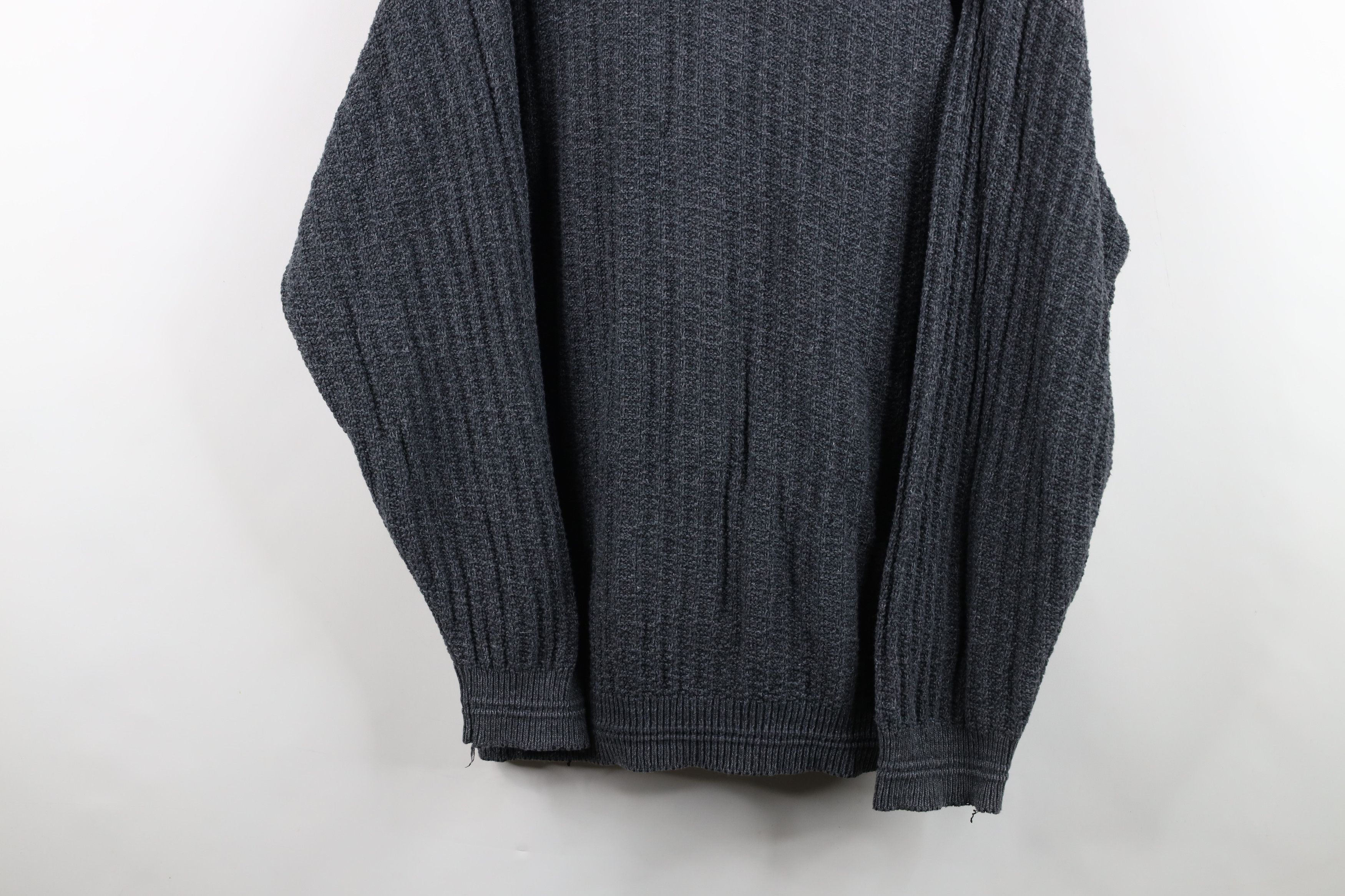 Vintage Vintage 90s Streetwear Hand Framed Knit Crewneck Sweater USA Size US XL / EU 56 / 4 - 3 Thumbnail