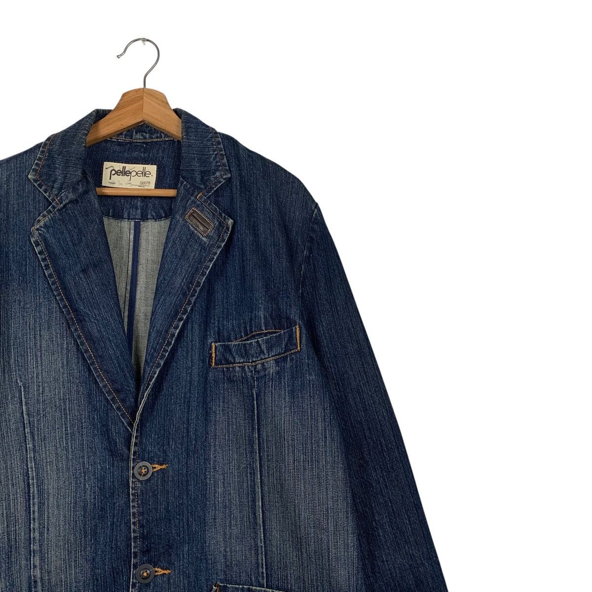 Marc Buchanan Pelle Pelle Marc Buchanan Denim Jacket Size US L / EU 52-54 / 3 - 5 Thumbnail