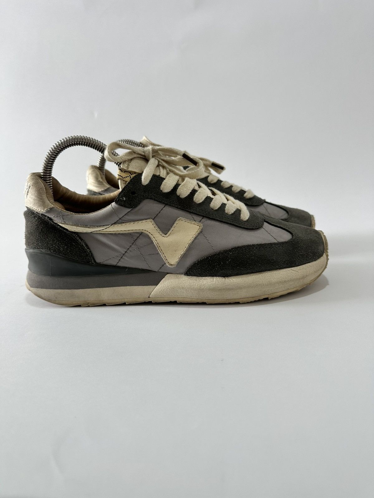 Visvim visvim - FKT Runner Suede and LeatherTrimmed Nylon Sneakers Size US 8.5 / EU 41-42 - 4 Thumbnail