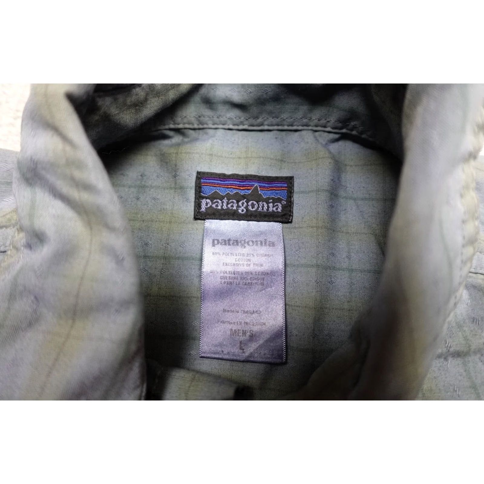 Patagonia Patagonia Shirt Mens Large Gray Check Organic Cotton Camp Hiking Fishing Light Shirt (Button-Up) Mens Size US L / EU 52-54 / 3 - 2 Thumbnail