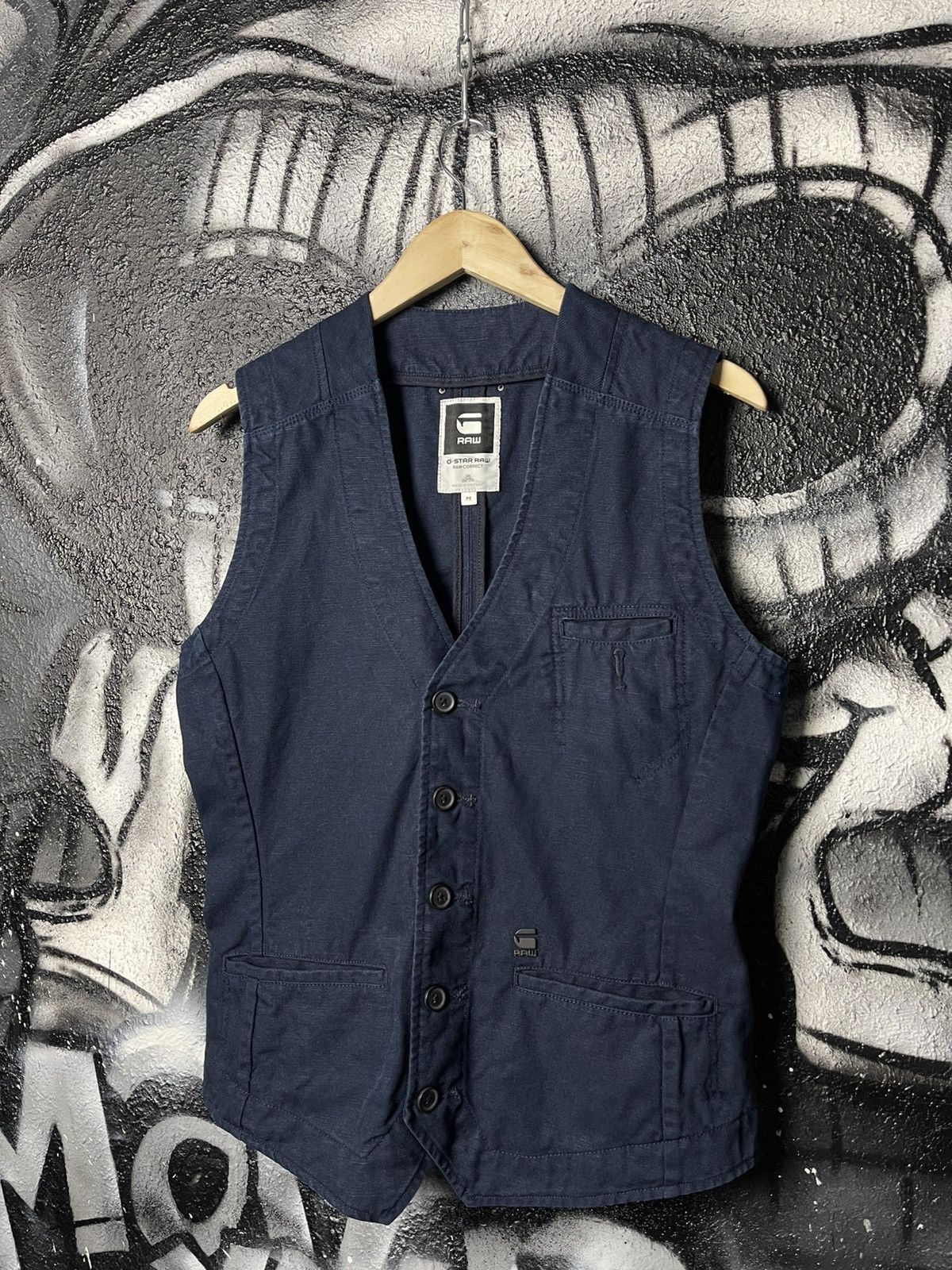 G-Star G Star RAW Correct Lens Gilet Western Men’s Vest Size M Size US M / EU 48-50 / 2 - 1 Thumbnail