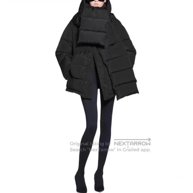Balenciaga Balenciaga Puffer Jacket Coat Multi-Functional Cotton Jack Size XXS / US 00 / IT 34 - 7 Thumbnail