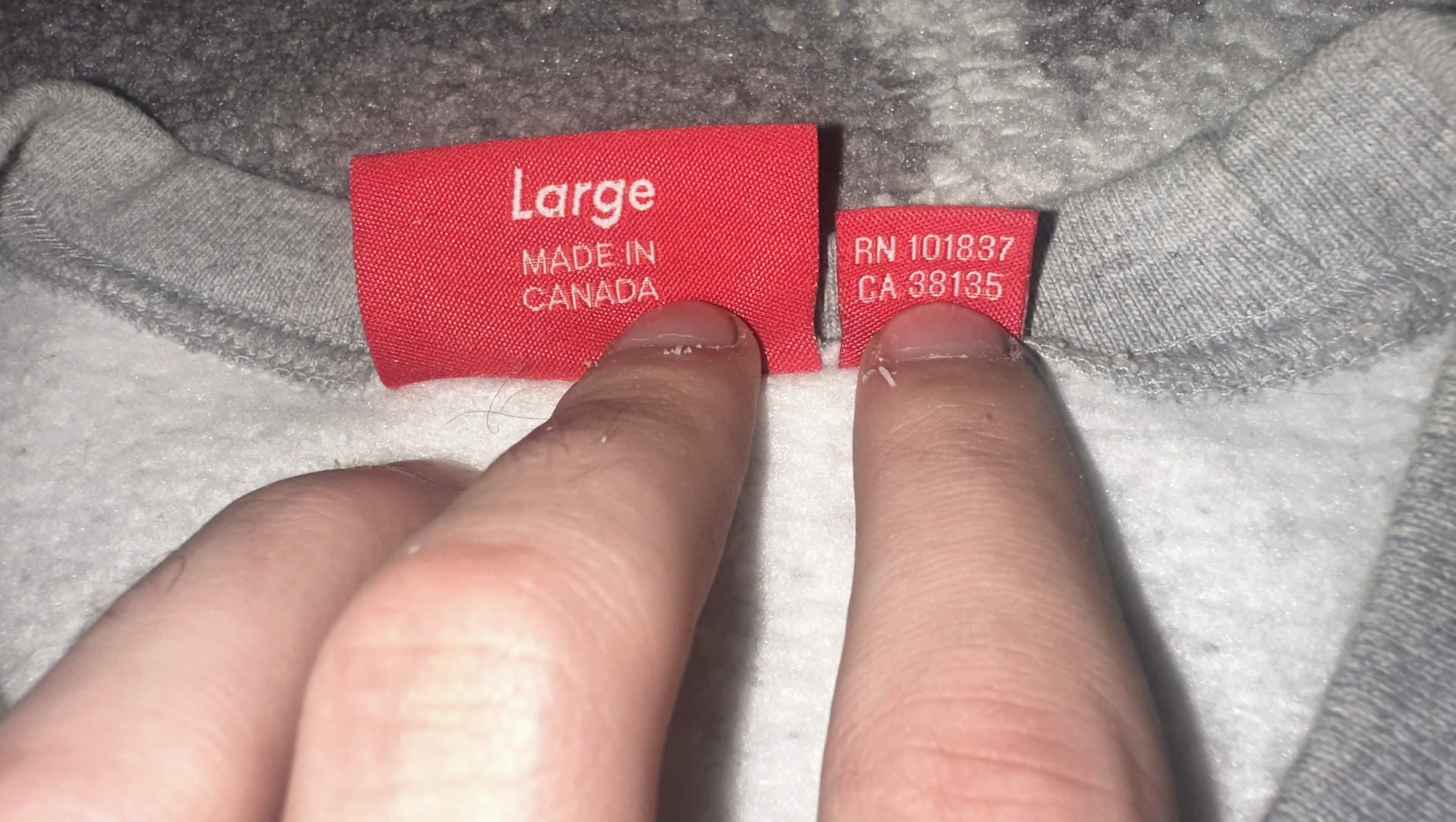 Supreme FW22 Box Logo Sweatshirt Grey L Size US L / EU 52-54 / 3 - 3 Thumbnail
