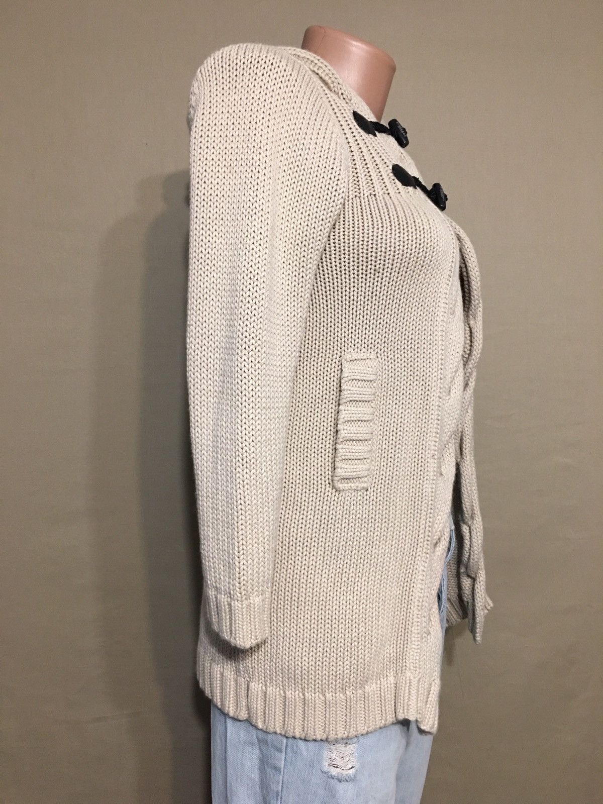 Burberry BURBERRY Beige Cotton Angora Knit Teens Cardigan Size XS / US 0-2 / IT 36-38 - 5 Thumbnail