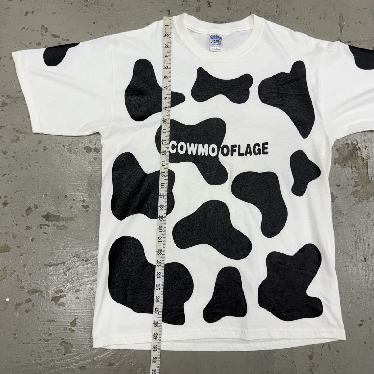 Vintage Vintage Cowmooflage Cow Camo All Over Print Tee Size US L / EU 52-54 / 3 - 6 Thumbnail