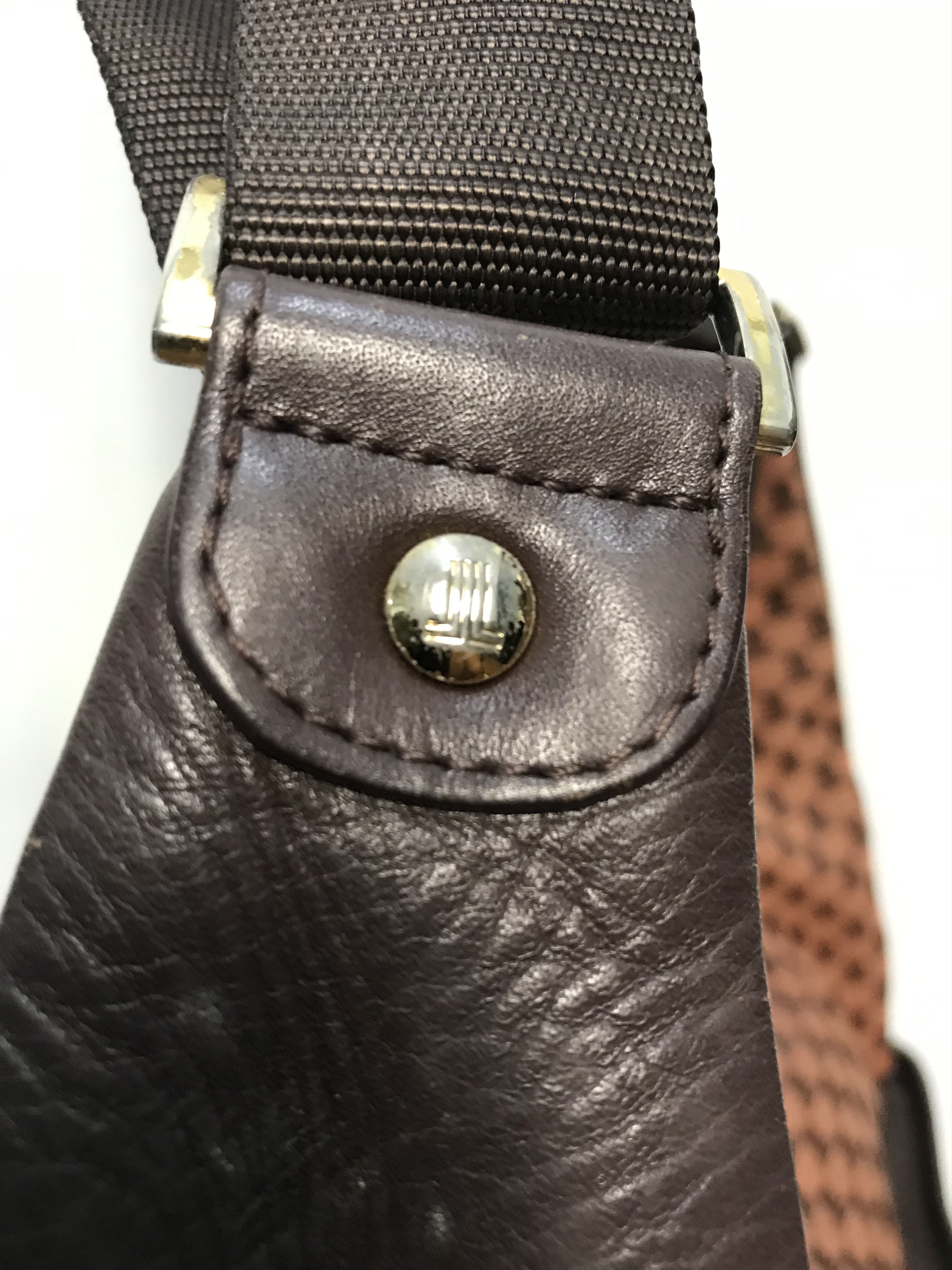 Lanvin Lanvin Monogram Hobo Canvas Sling Bag Size ONE SIZE - 12 Thumbnail