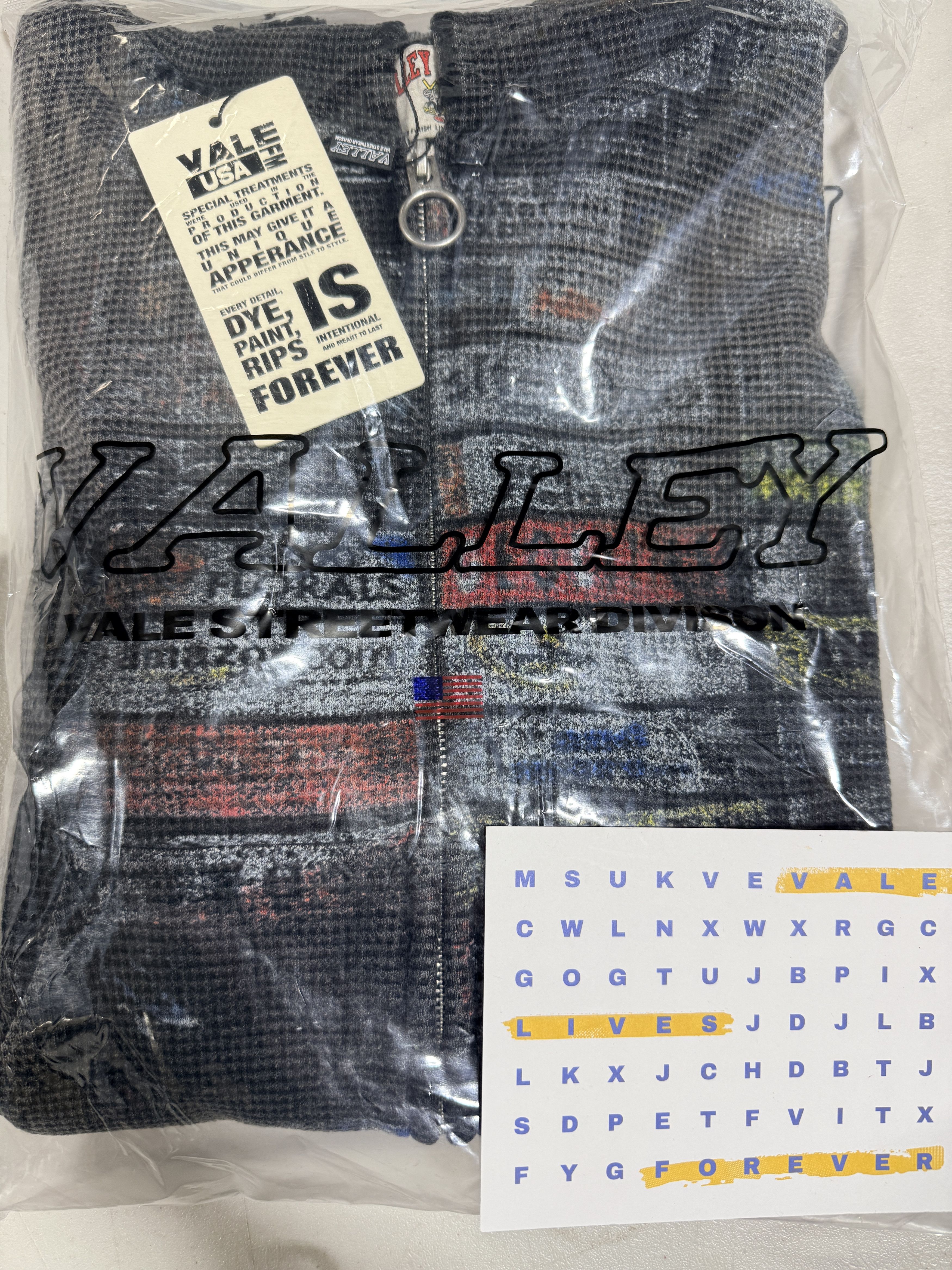 Other 🔥🔥Vale Forever Glitch Zip Up Black Size S Size US S / EU 44-46 / 1 - 3 Thumbnail