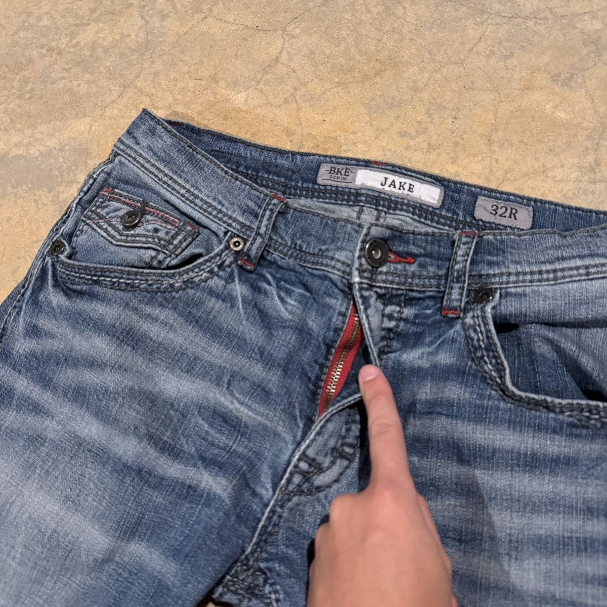 Vintage Vintage 2000s BKE Faded Baggy Jeans Grunge ERD Skater Y2K Size US 32 / EU 48 - 8 Thumbnail