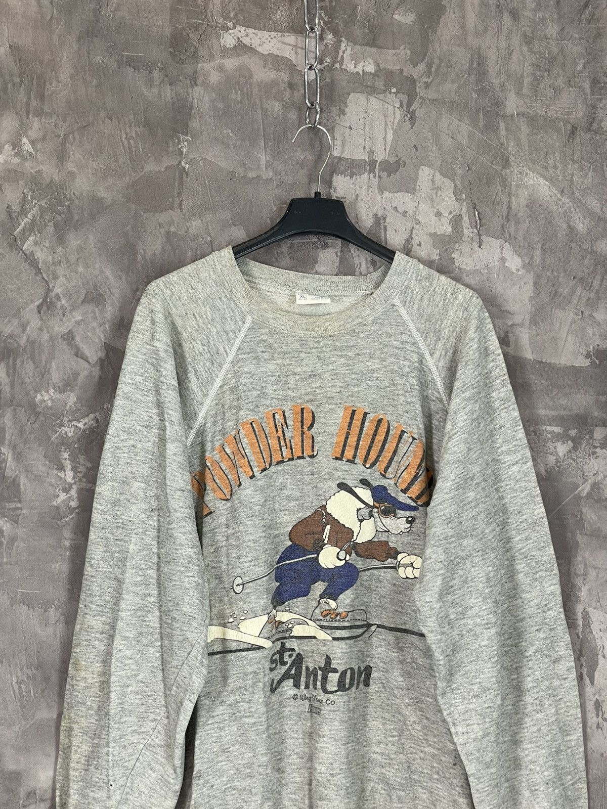Hanes Vintage 90s Disney St.Anton Ski Y2K Crewneck Sweatshirt Size US XL / EU 56 / 4 - 2 Thumbnail