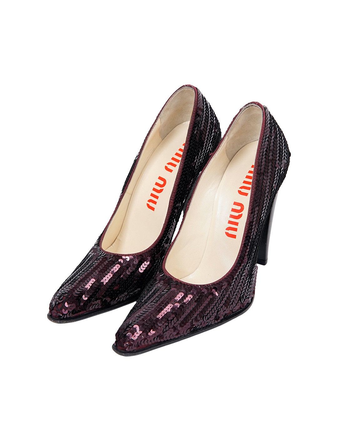 Prada Miu Miu F/W1997 Sequin Heels Size US 7 / IT 37 - 4 Thumbnail