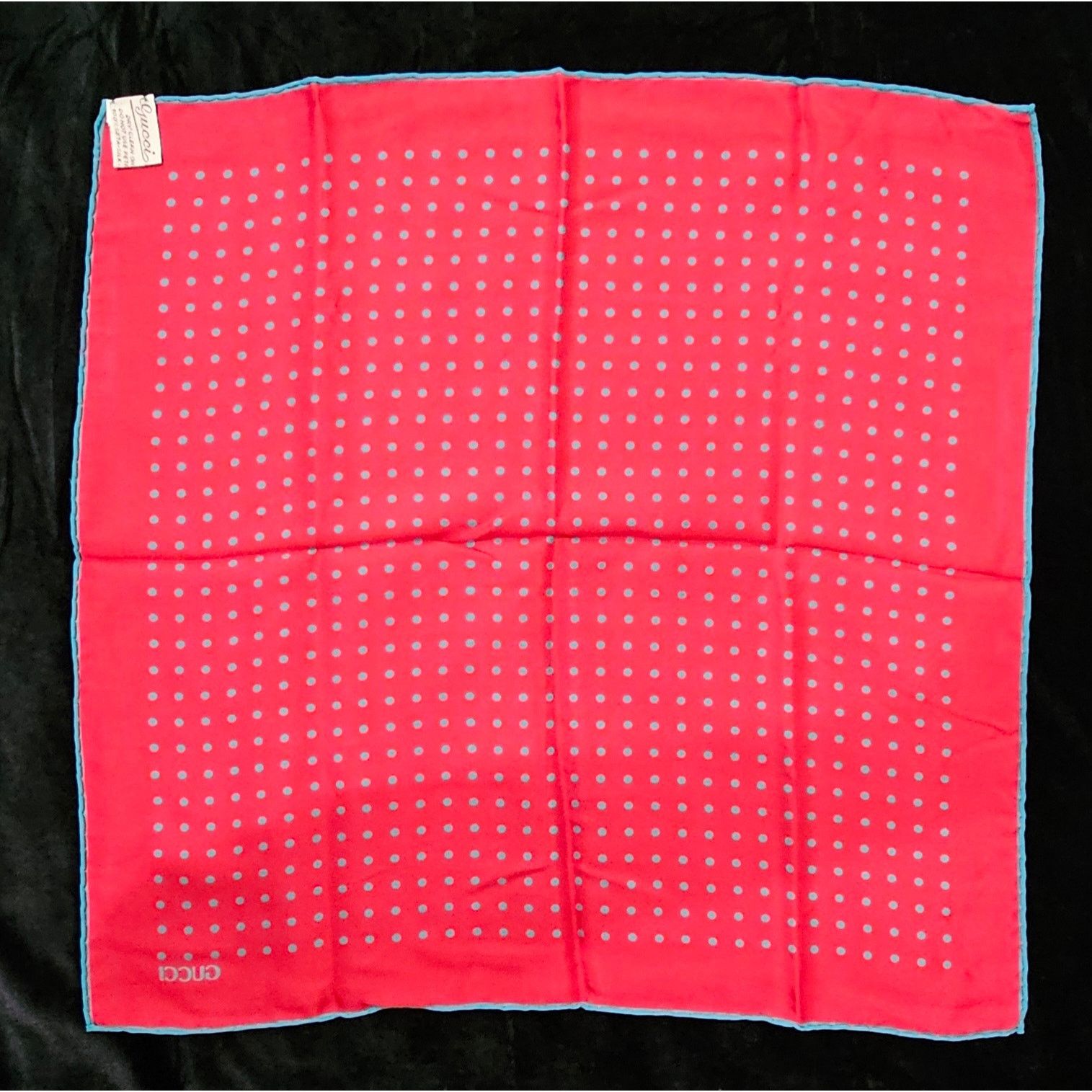 Gucci Gucci Silk Polka Dot Pocket Square /Handkerchief Size ONE SIZE - 6 Thumbnail