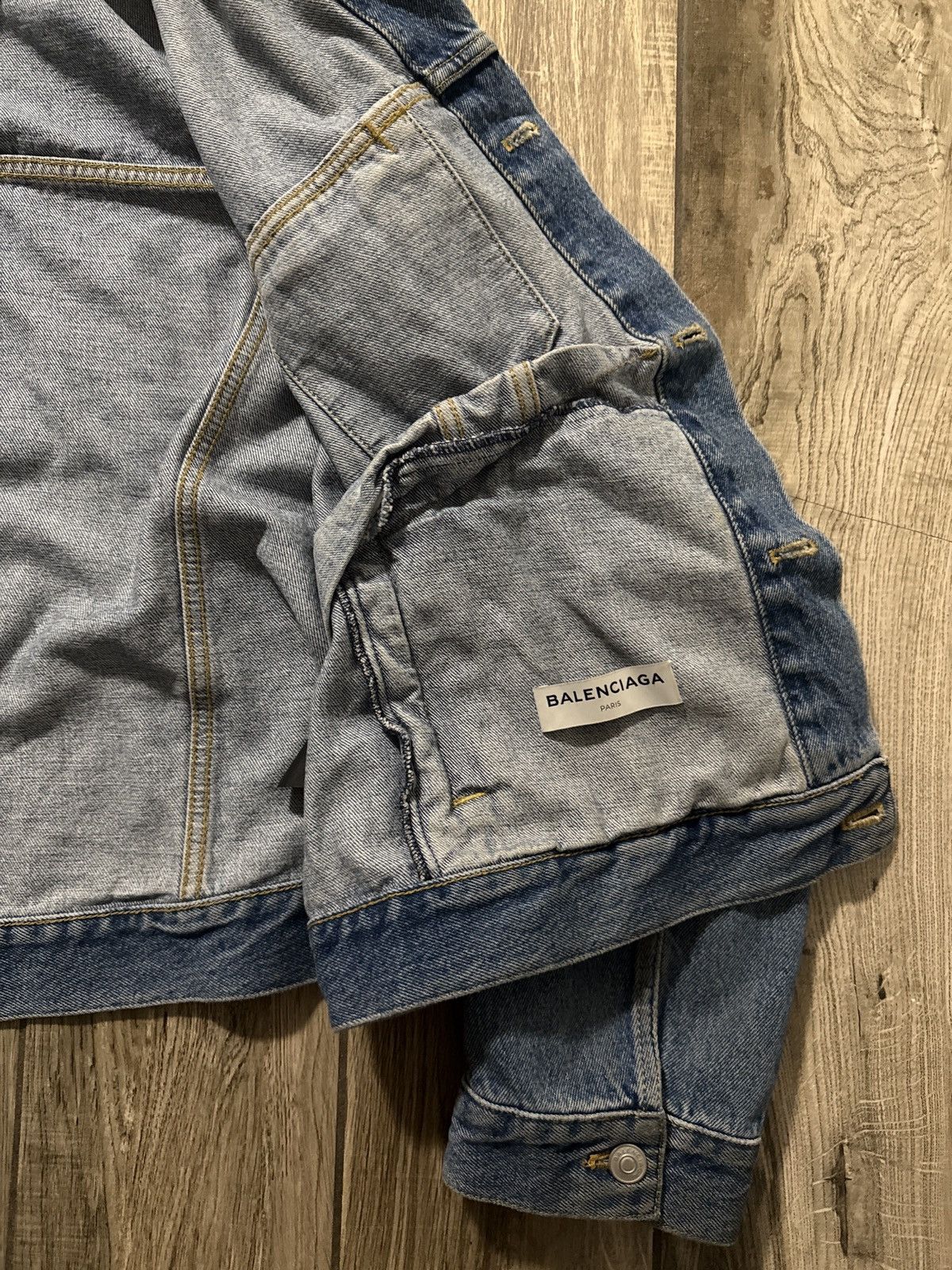 Balenciaga S/S17 Balenciaga Swing Denim Jacket Size US M / EU 48-50 / 2 - 4 Thumbnail