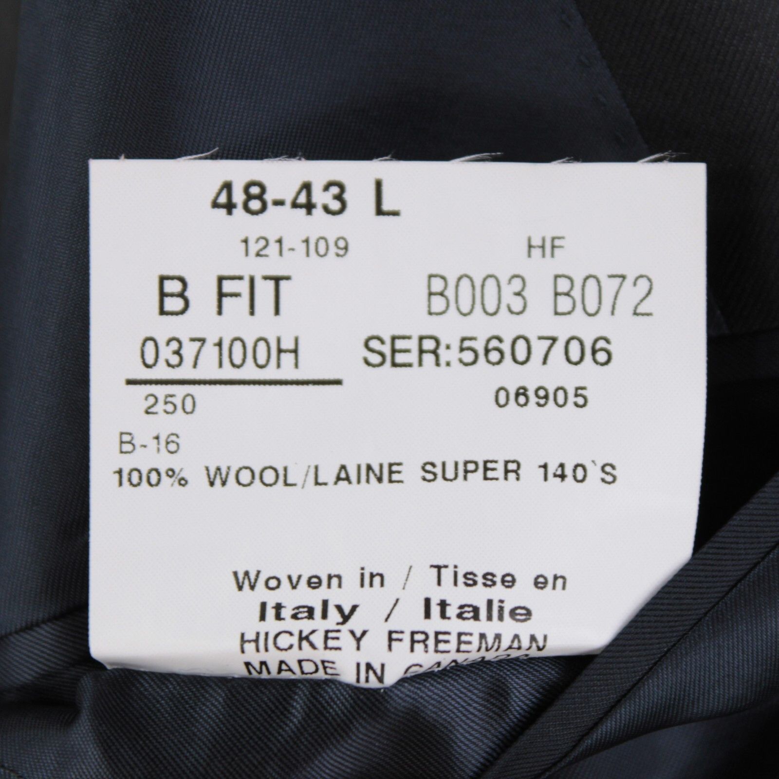 Hickey Freeman Hickey Freeman Suit Size US 48 Long in Blue Size 48R - 9 Thumbnail