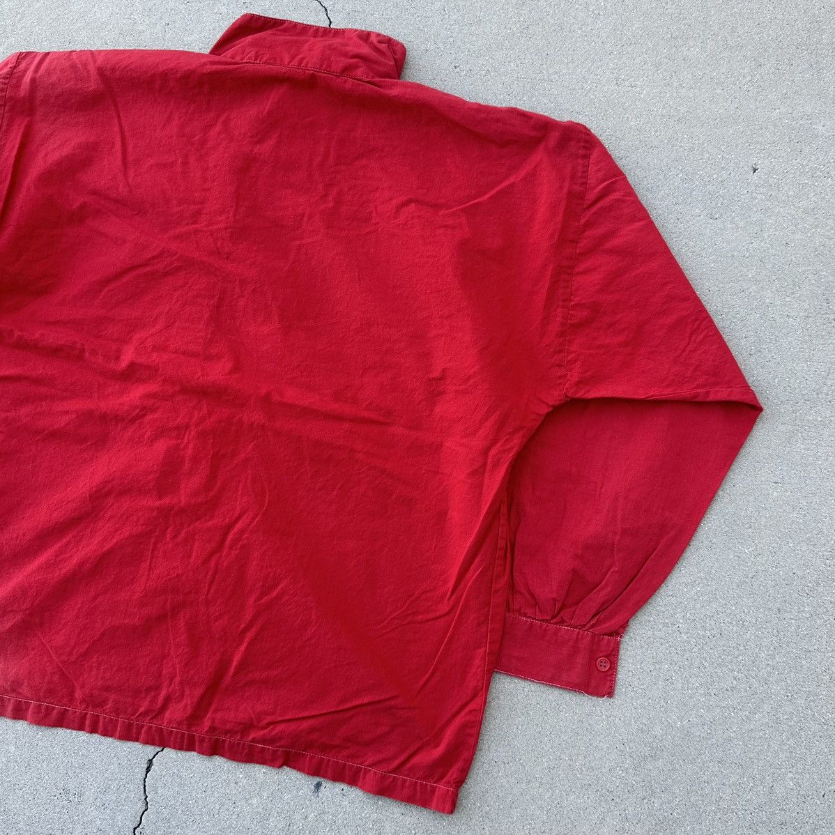 Vintage 1970s Sun Faded Red Cotton Jacket Size US S / EU 44-46 / 1 - 8 Thumbnail