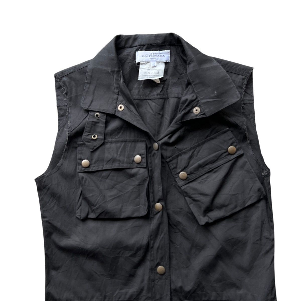 Balenciaga Balenciaga Le Dix Paris Shirt Cargo Tank Top Jacket Size US XS / EU 42 / 0 - 4 Thumbnail