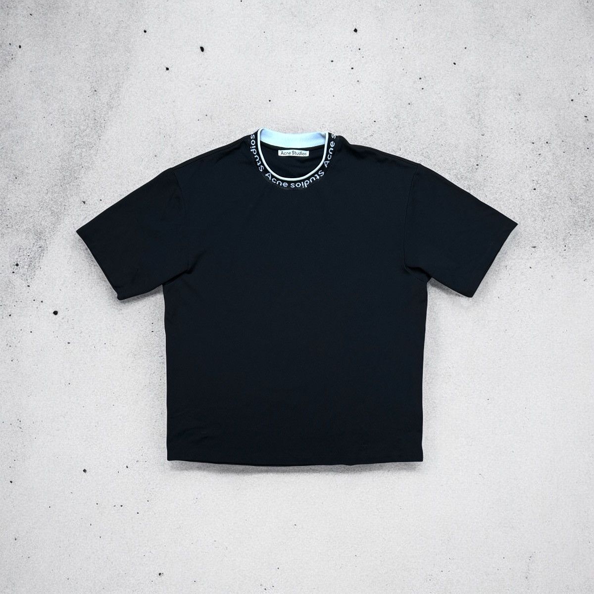 Acne Studios Acne Studios Logo rib tee black Size US M / EU 48-50 / 2 - 1 Thumbnail