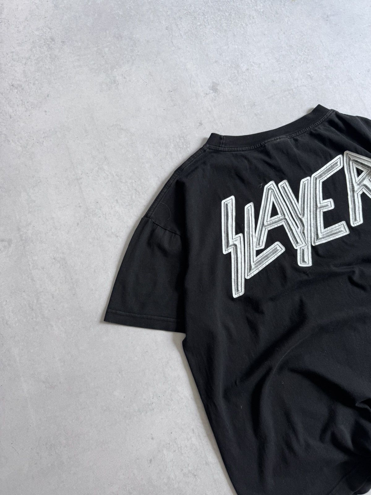 Other Vintage Slayer “ No blood No Glory “ 00s Unisex Rock USA Tee Size US L / EU 52-54 / 3 - 9 Thumbnail