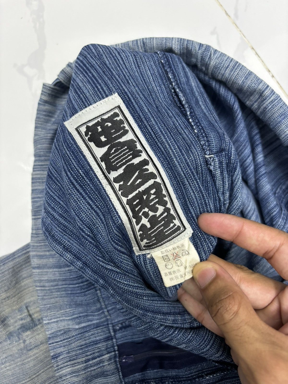 45rpm × Kapital Vintage Japanese Stripe Baggy Hakama Style Pants Size US 40 / EU 56 - 9 Thumbnail