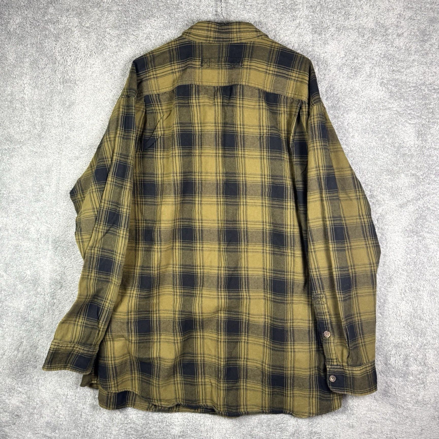 Vintage Duluth Shirt Mens 2XLT Free Swinging Flannel Long Sleeve Workwear Utility Green Shirt Size US XXL / EU 58 / 5 - 7 Thumbnail