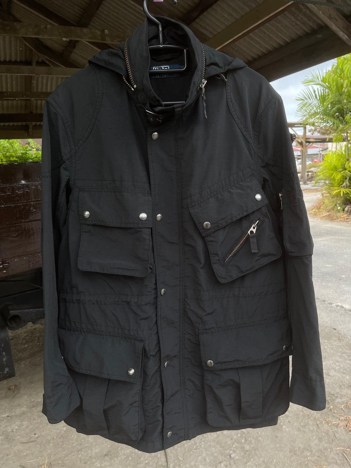 Polo Ralph Lauren Polo Ralph Lauren Black Utility Rider Jacket Size US L / EU 52-54 / 3 - 3 Thumbnail
