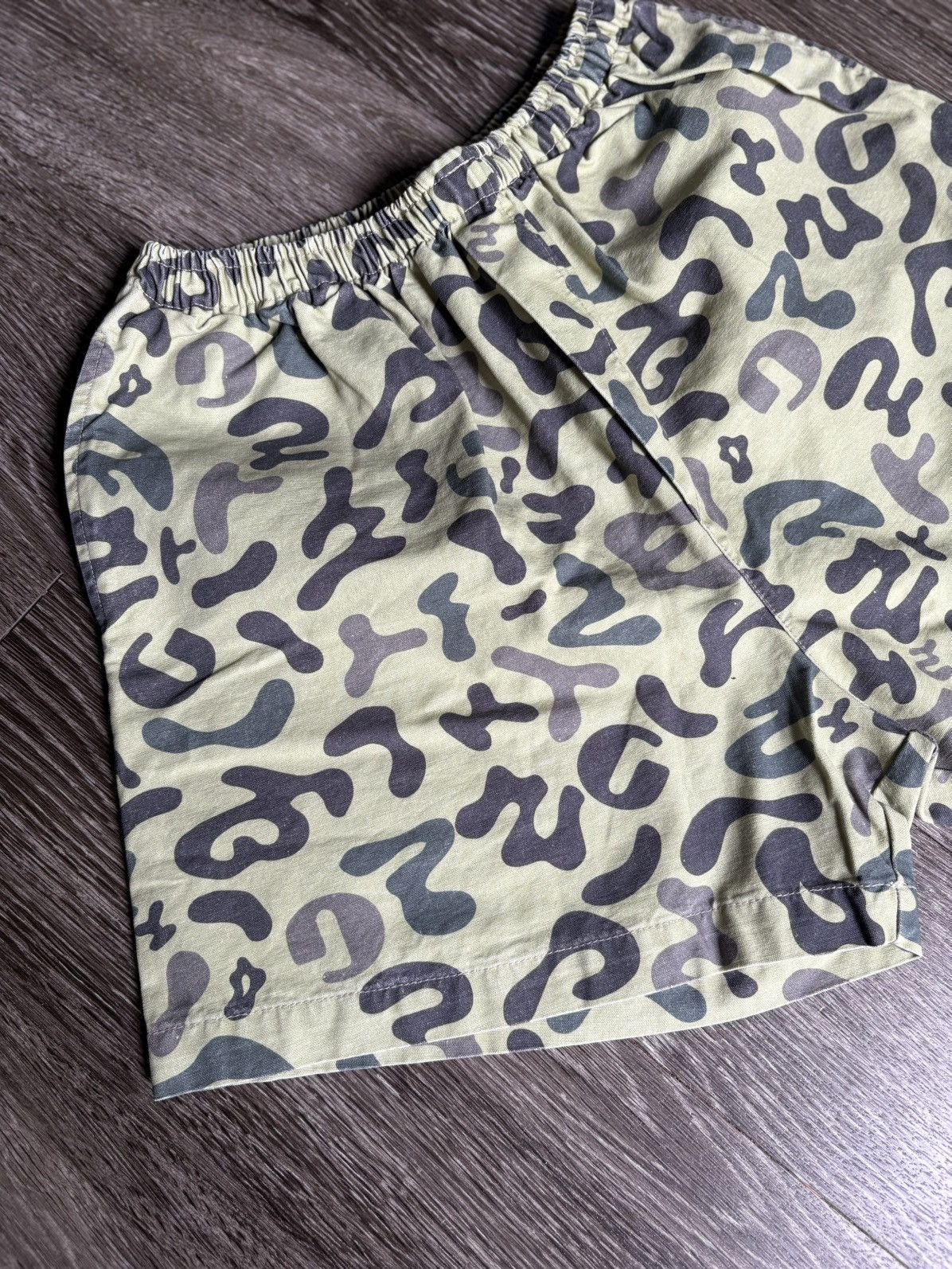 Gallery Dept. Gallery Dept. Green Camo Zuma Shorts Size US 29 - 2 Thumbnail