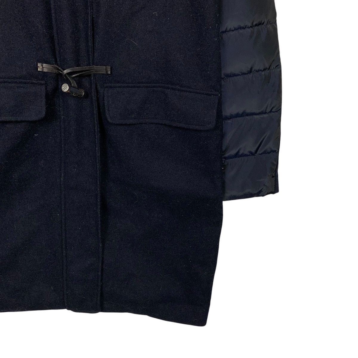 Tommy Hilfiger TOMMY HILFIGER Puffer Wool Hooded Hybrid Long Coat 2456-C110 Size US XS / EU 42 / 0 - 4 Thumbnail