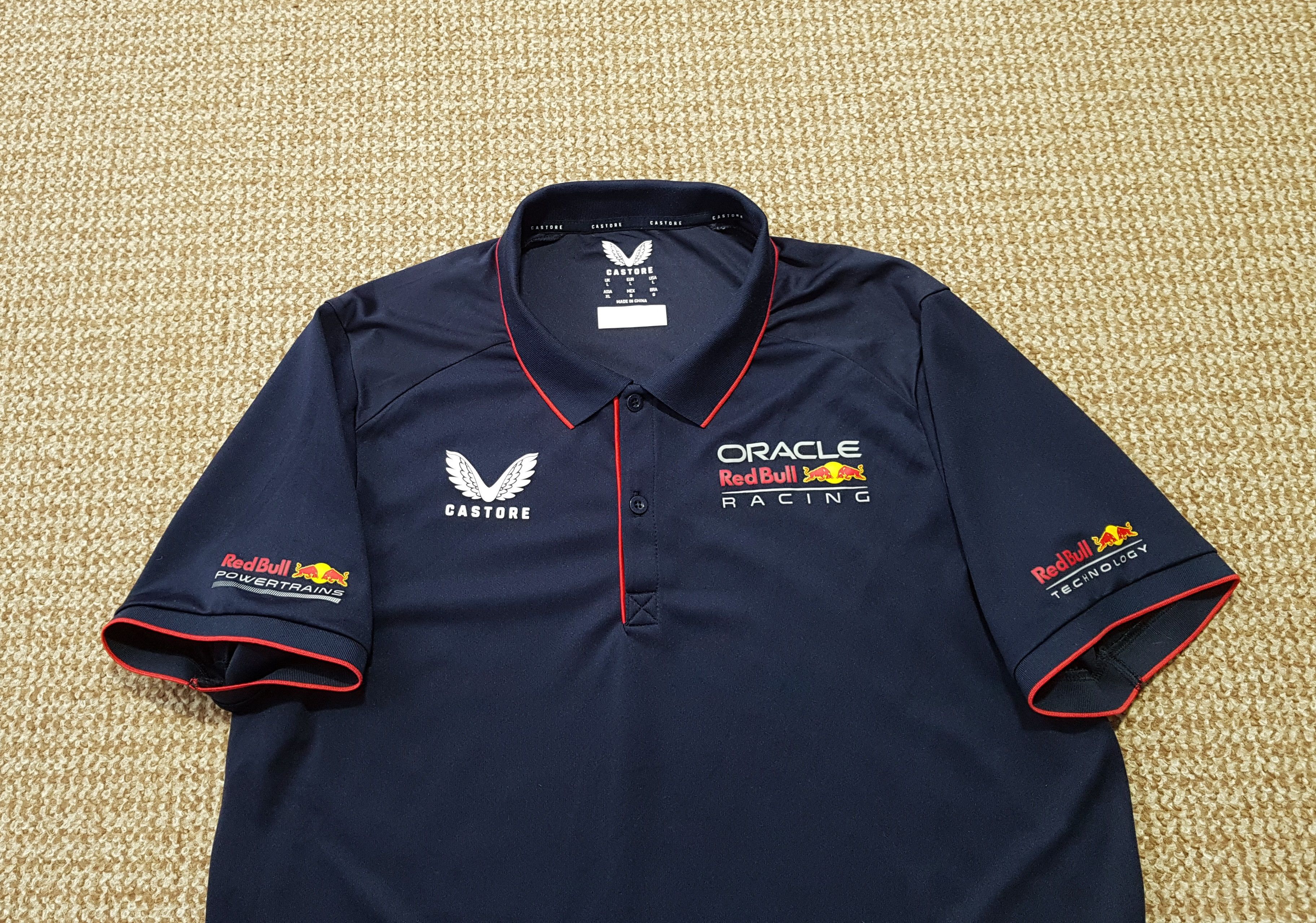 Castore Castore Oracle Red Bull Racing Polo Shirt sz L Size US L / EU 52-54 / 3 - 2 Thumbnail