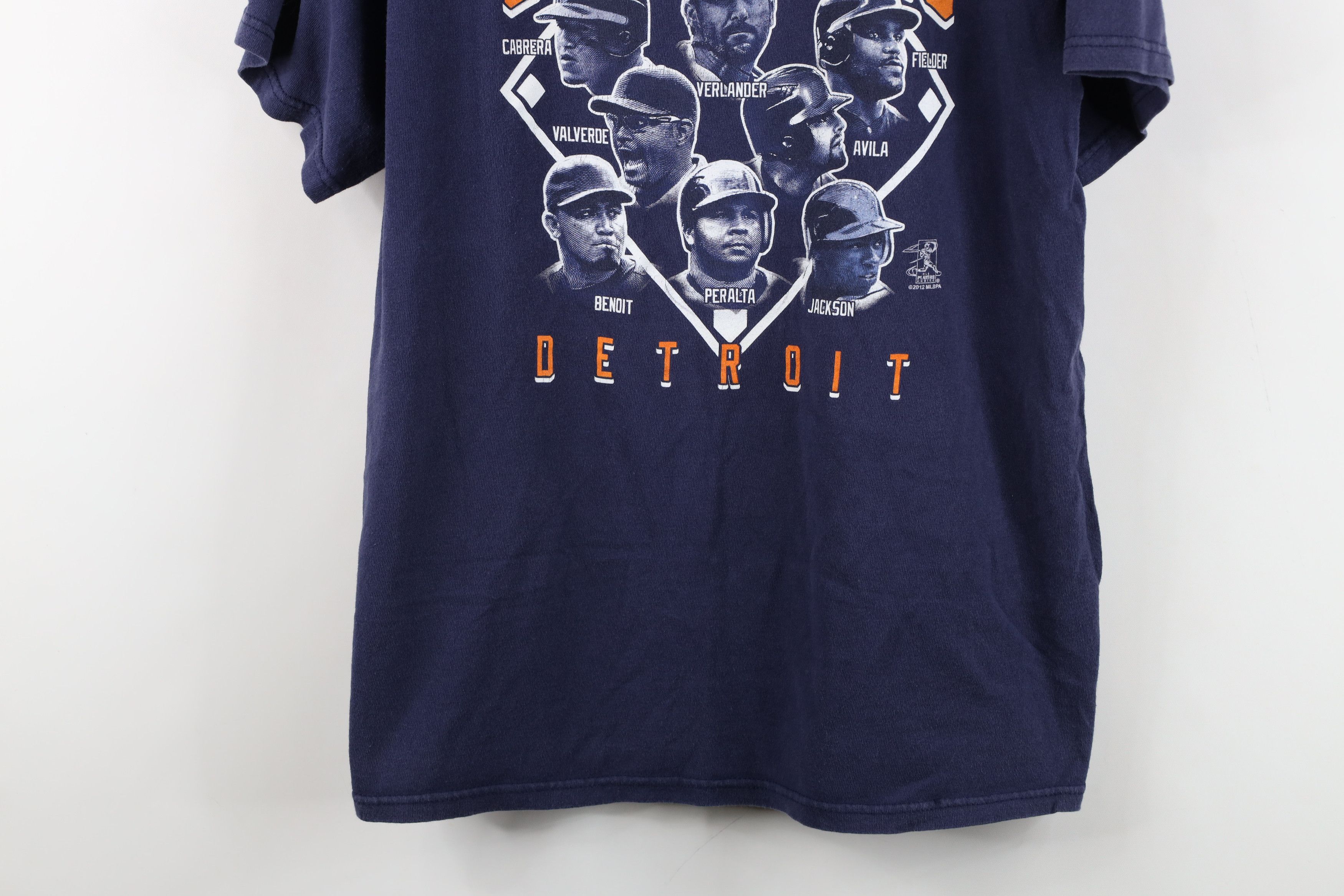 Vintage Vintage Y2K AL Champs Detroit Tigers Baseball T-Shirt Blue Size US L / EU 52-54 / 3 - 3 Thumbnail