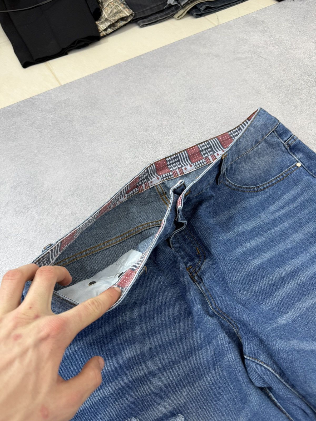 Hedi Slimane Vintage Diesel Dior Hedi Slimane Style Washed Denim Jeans Size US 36 / EU 52 - 6 Thumbnail