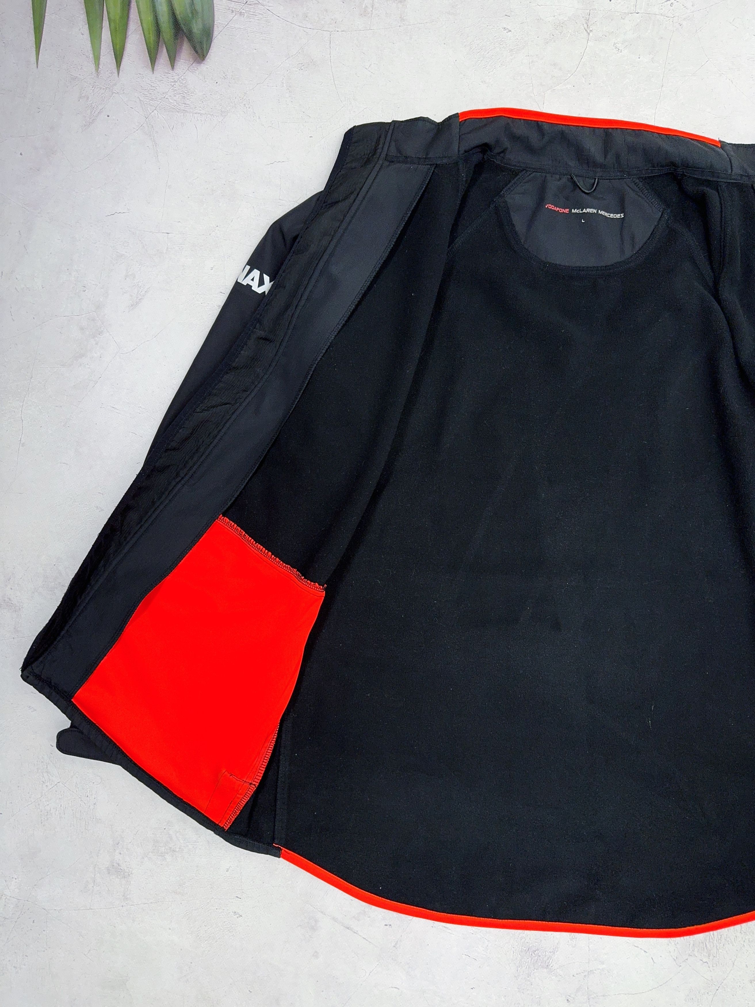 Formula 1 × Mercedes-Benz × Vintage Vodafone Mclaren Mercedes Softshell Jacket Sonax Size US L / EU 52-54 / 3 - 16 Thumbnail