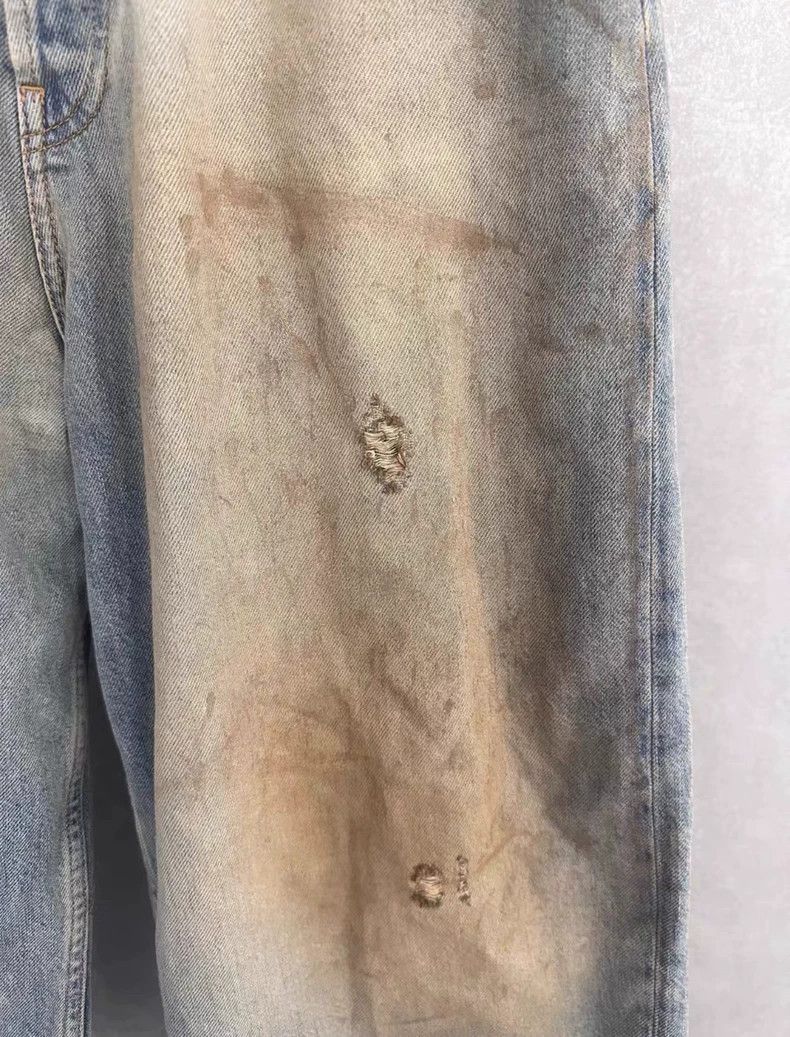 Acne Studios Acne Studios mud-dyed distressed denim pants dirty wastela Size US 30 / EU 46 - 7 Thumbnail
