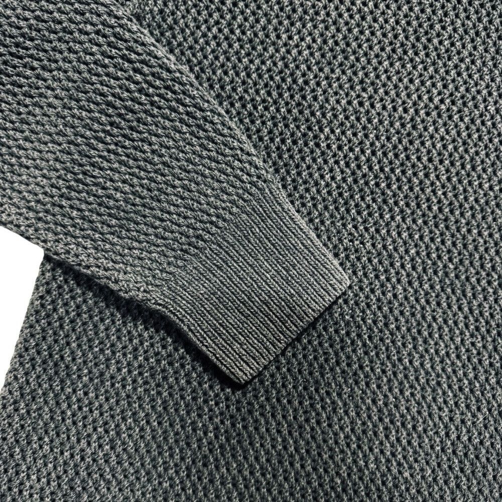 Zara NWt New ZARA Cotton Weave Textured Dark Grey Sweater Size M Size US M / EU 48-50 / 2 - 3 Thumbnail