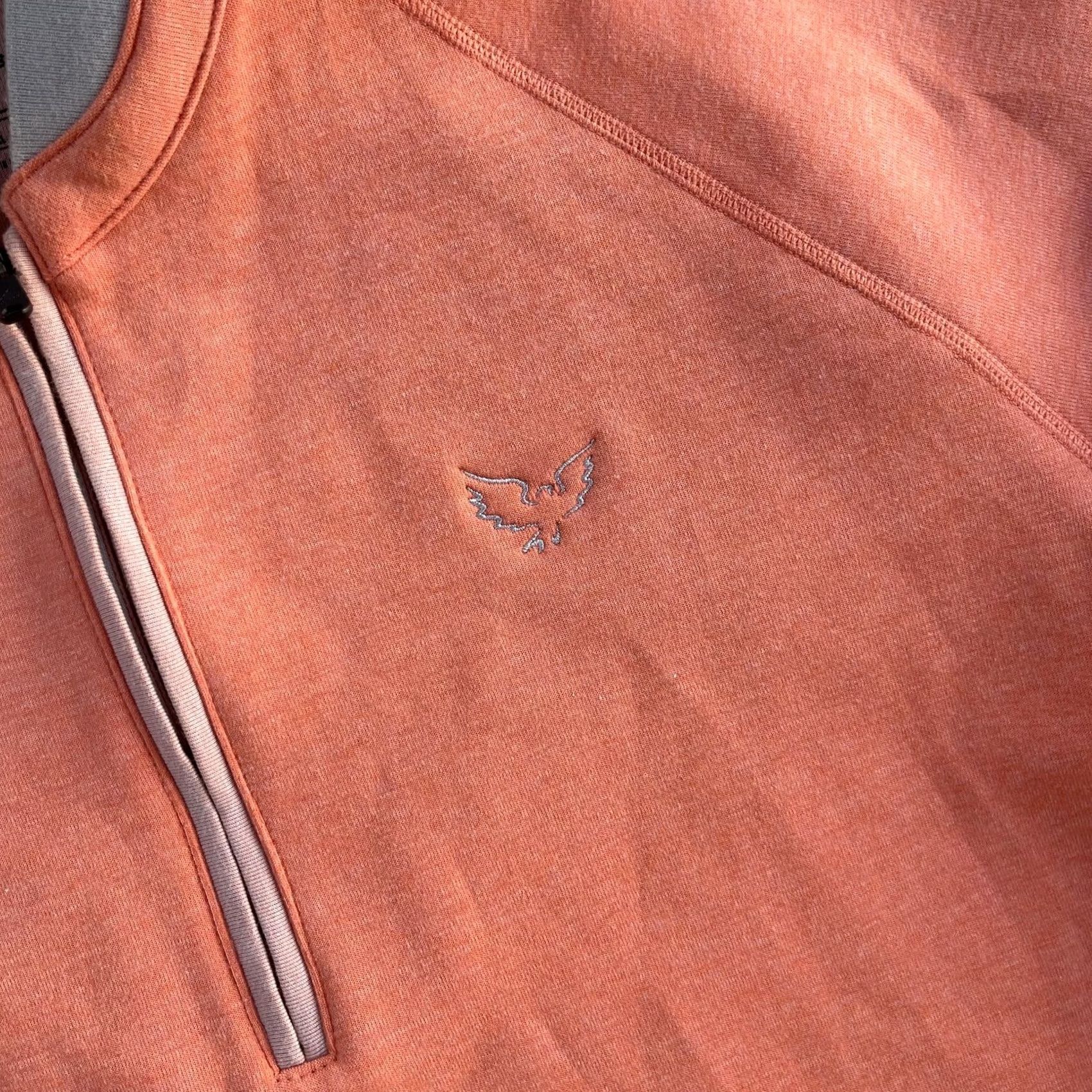 Adidas Adidas Sweatshirt Mens XL Orange 1/4 Zip Pullover Bird Logo Golf Athletic Size US XL / EU 56 / 4 - 2 Thumbnail