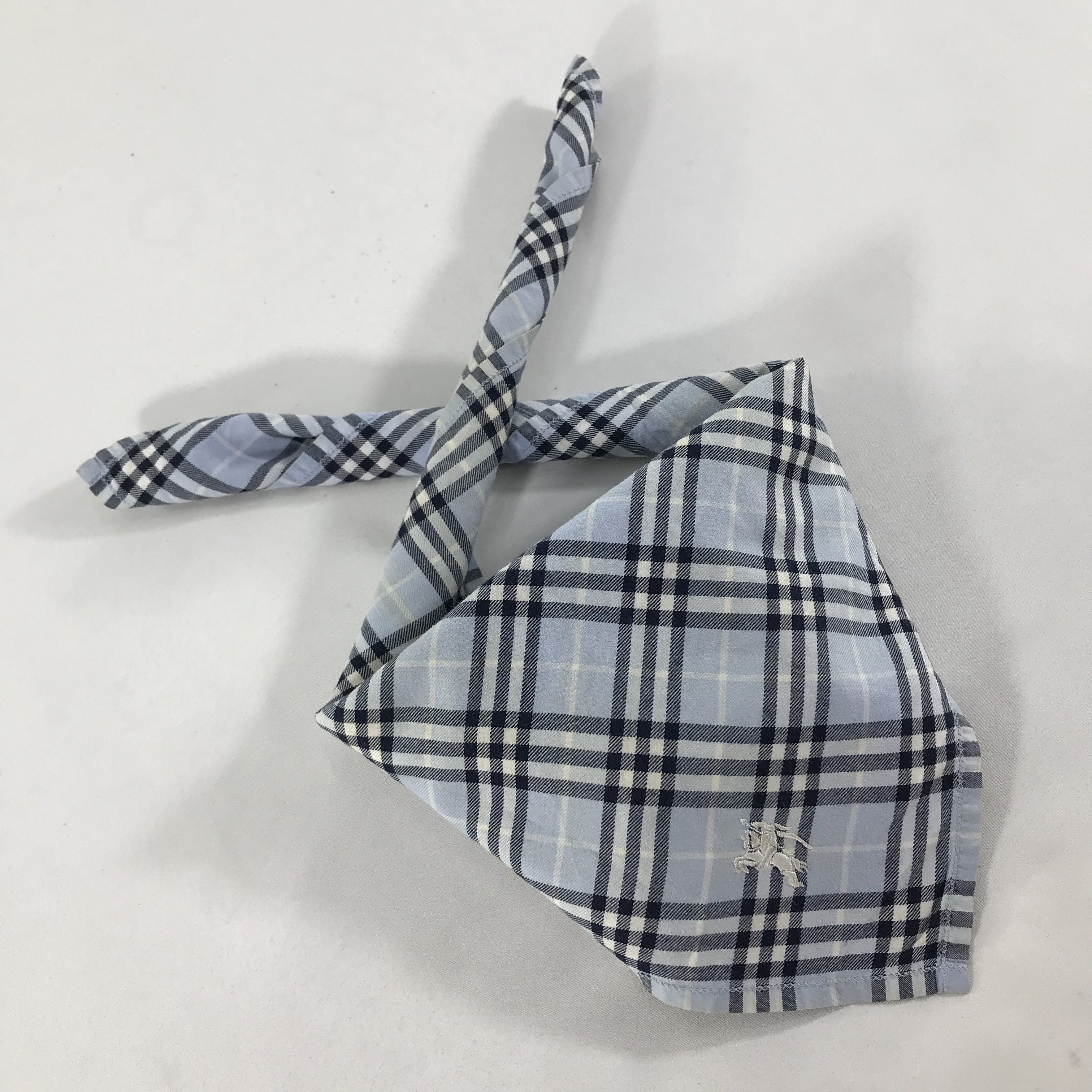 Burberry × Vintage Burberry Bandana / Handkerchief / Neckerchief - S1893 Size ONE SIZE - 5 Thumbnail