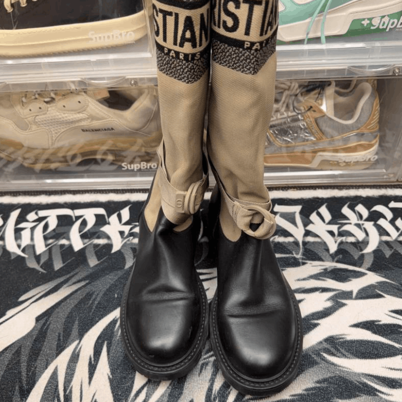 Dior Dior Calfskin Leather High Boots Size US 9 / IT 39 - 2 Thumbnail