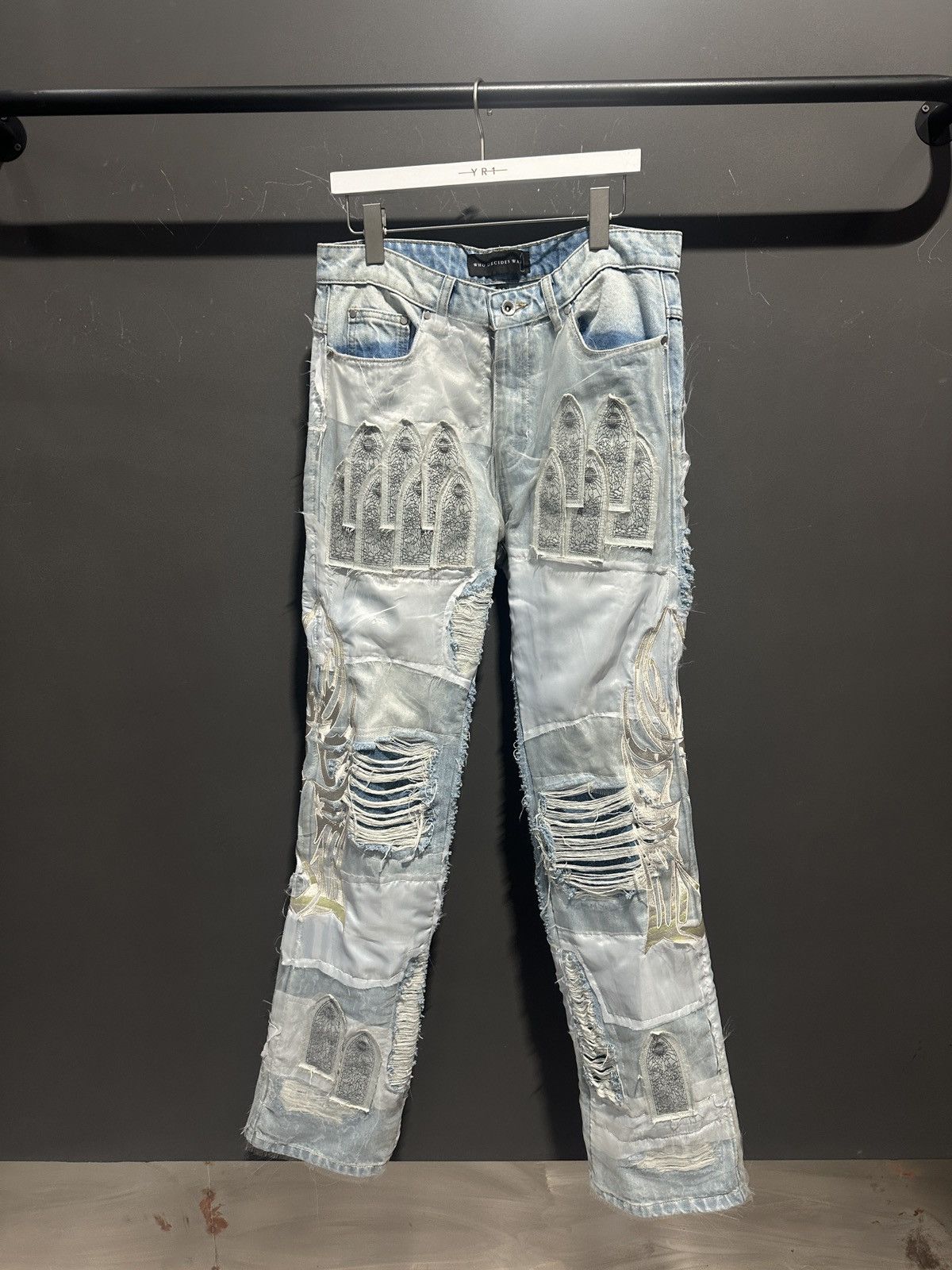 Who Decides War Who decides war Winged Organza Denim Size US 32 / EU 48 - 1 Thumbnail