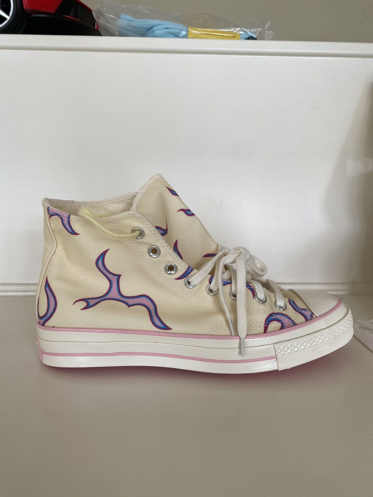 Golf Wang Golf Wang Pink Flame Converse Size US 10 / EU 43 - 5 Thumbnail