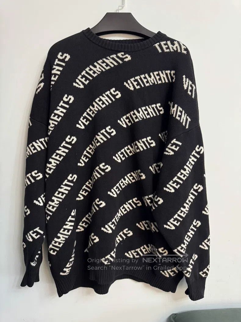 Vetements Vetements Bullet Rain Sweater Size US S / EU 44-46 / 1 - 1 Thumbnail