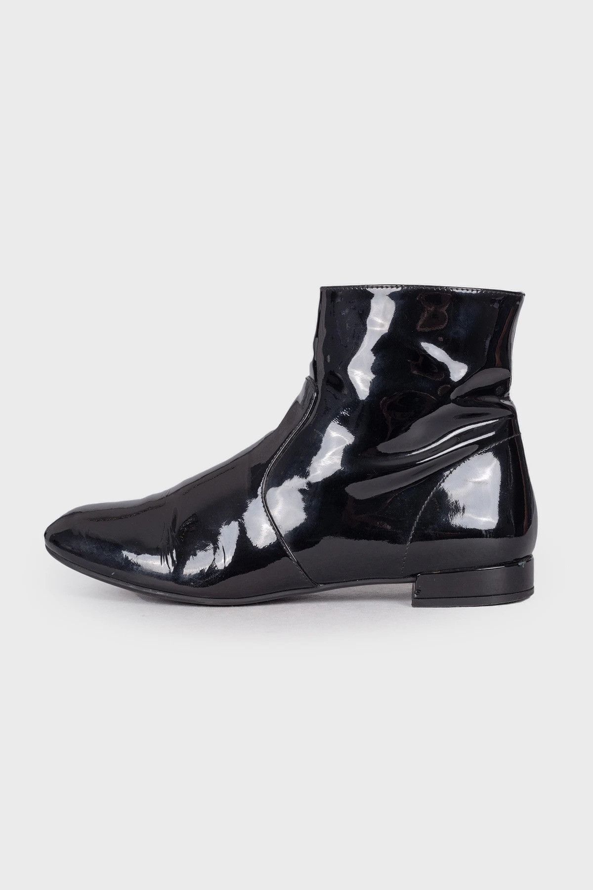 Prada Prada Patent leather boots Size US 7 / IT 37 - 2 Thumbnail