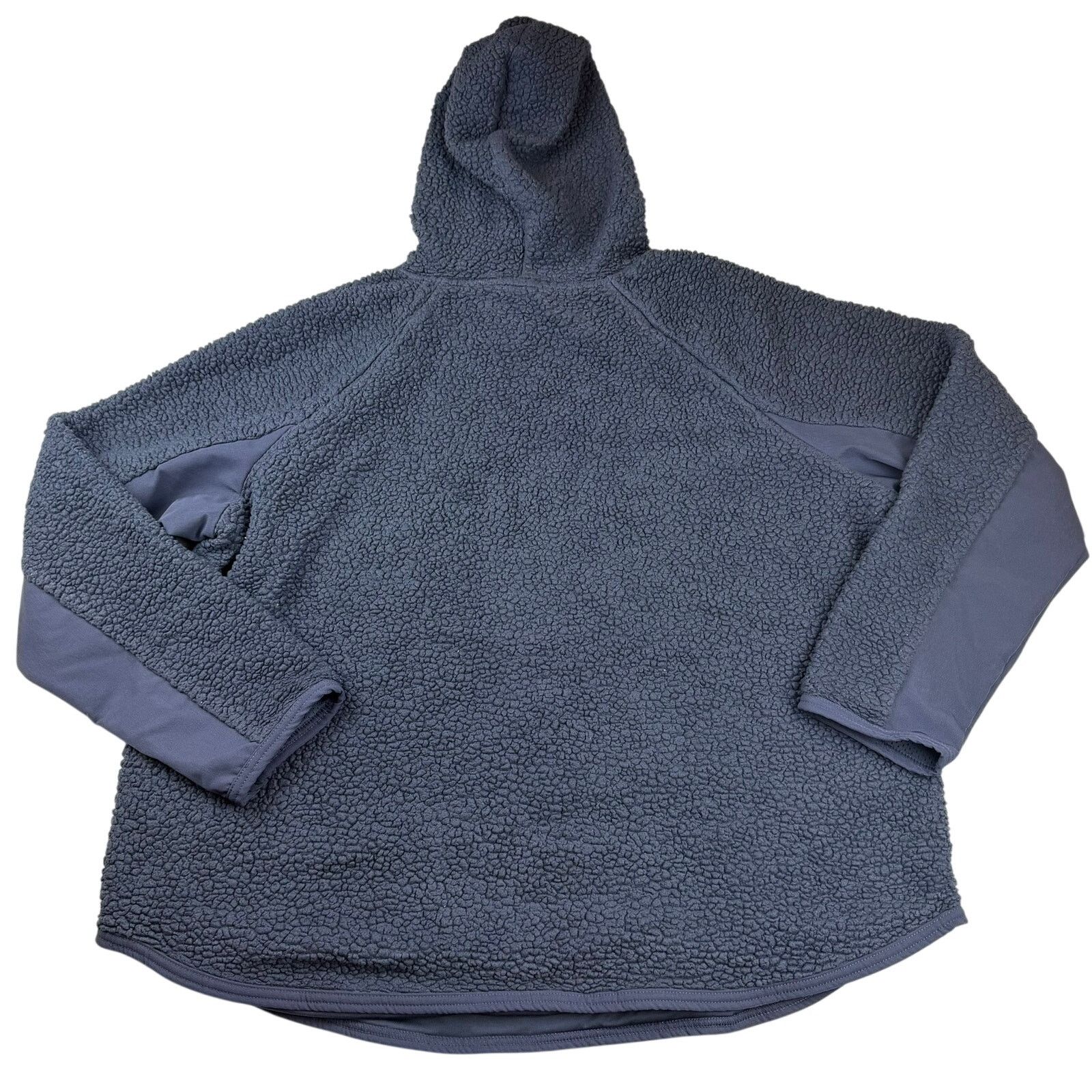 Nike Nike Sherpa Fleece Pullover Hoodie XL Blue Gray Size XL / US 12-14 / IT 48-50 - 2 Thumbnail