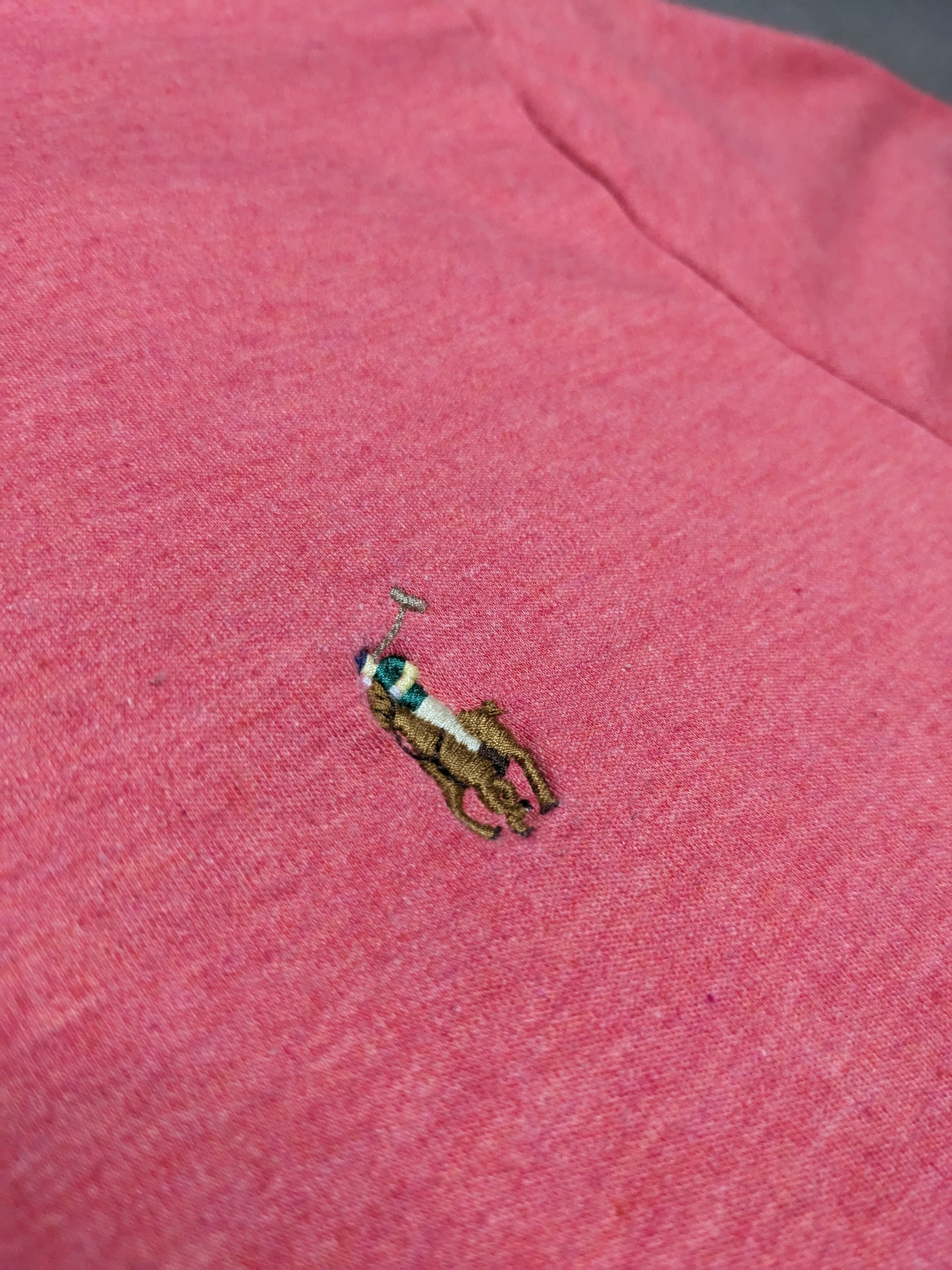 Polo Ralph Lauren Polo Ralph Lauren Shirt Flesh Pony Mens Medium Golf Preppy Size US M / EU 48-50 / 2 - 3 Thumbnail